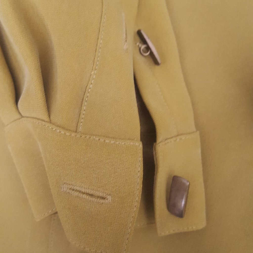 Dana Buchman Chartreuse Silk Jacket - Picture 8 of 10